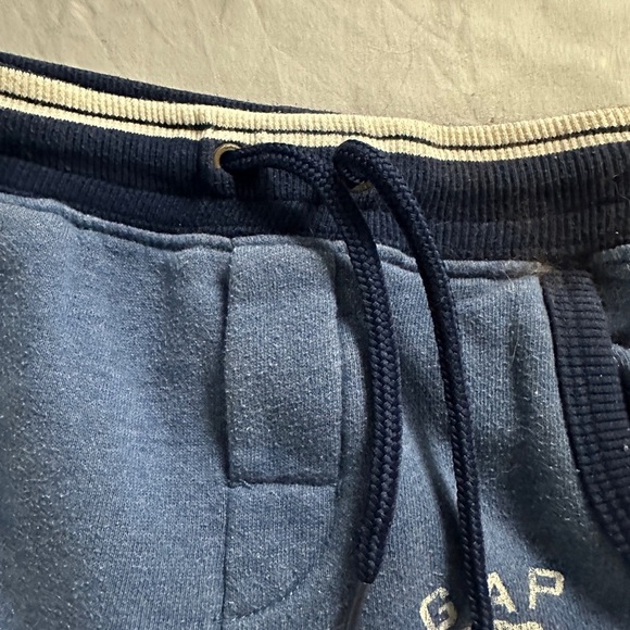 GAP Kids Navy Blue Sweatpants with Logo - Picture 2 of 5